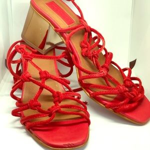 TopShop SUMMER Sandals - orange/red